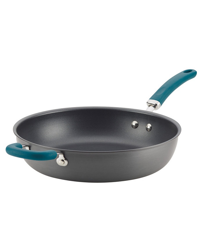 Rachael Ray Create Delicious Hard-Anodized Aluminum 12.5 Nonstick Deep Skillet