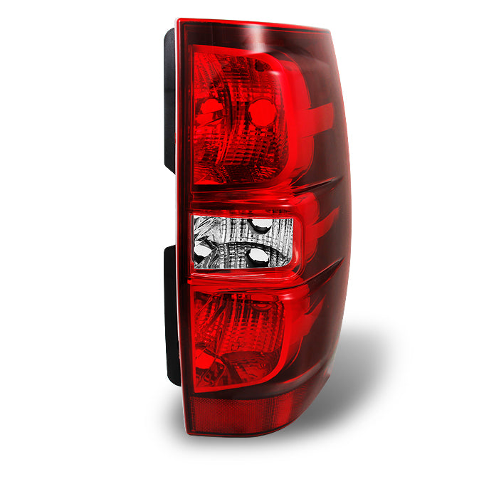 Fits 2007-2014 Tahoe Suburban Red Clear Passenger/Right Tail Lights Replacement