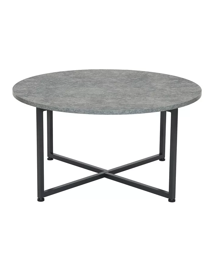 Household Essentials Slate Round End Table