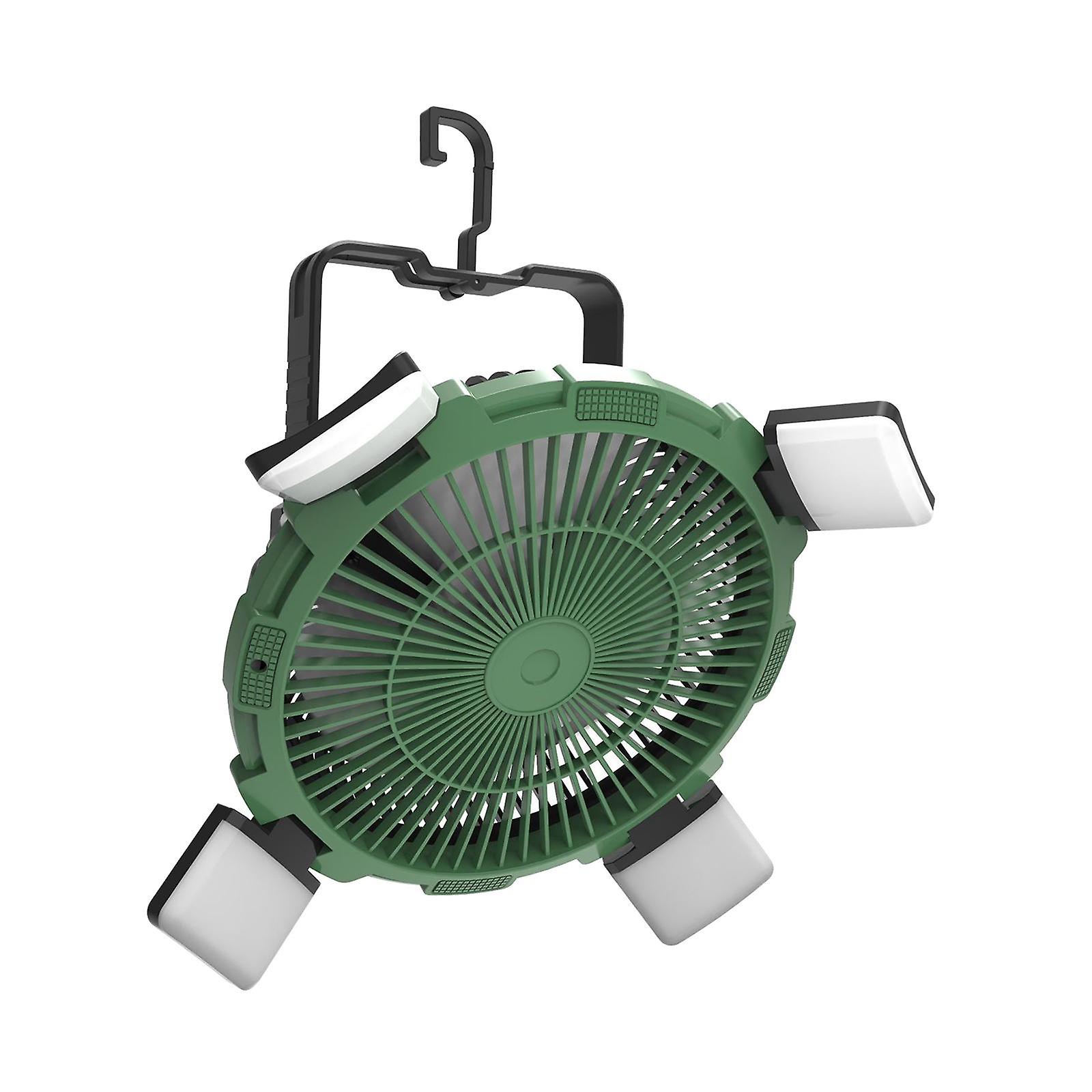 Camping Fan With Led Lantern Led Lights Fan Lamp For Office Home Dining Room