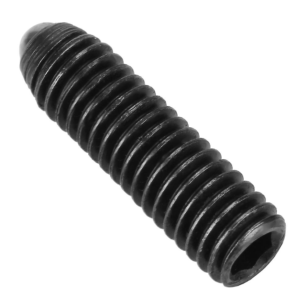 10pcs M6 Screw Thread Hex Socket Carbon Steel Ball Spring Plungers Set (M6*25)