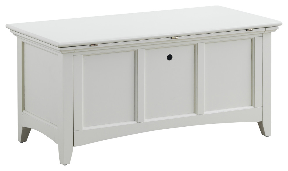 Aura Storage Chest  Antique Ivory   Transitional   Accent Chests And Cabinets   by CAROLINA CLASSICS  Houzz