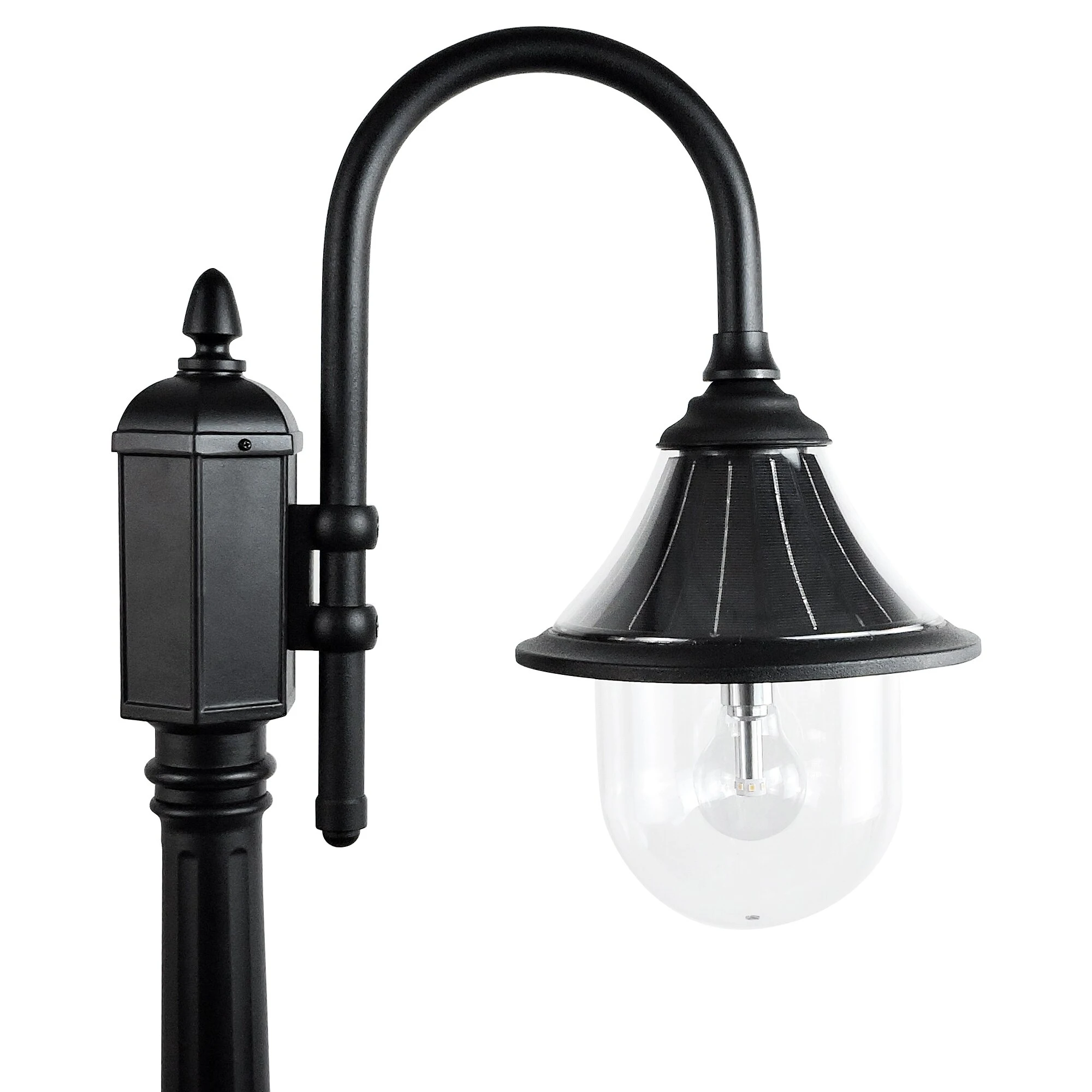 Orion Solar Post Light - Black