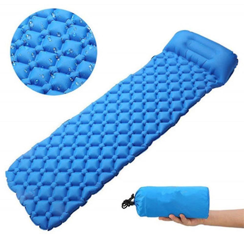 Ultra Light Sleeping Mat With Built-in Pillow And Inflatable Camping Mattress