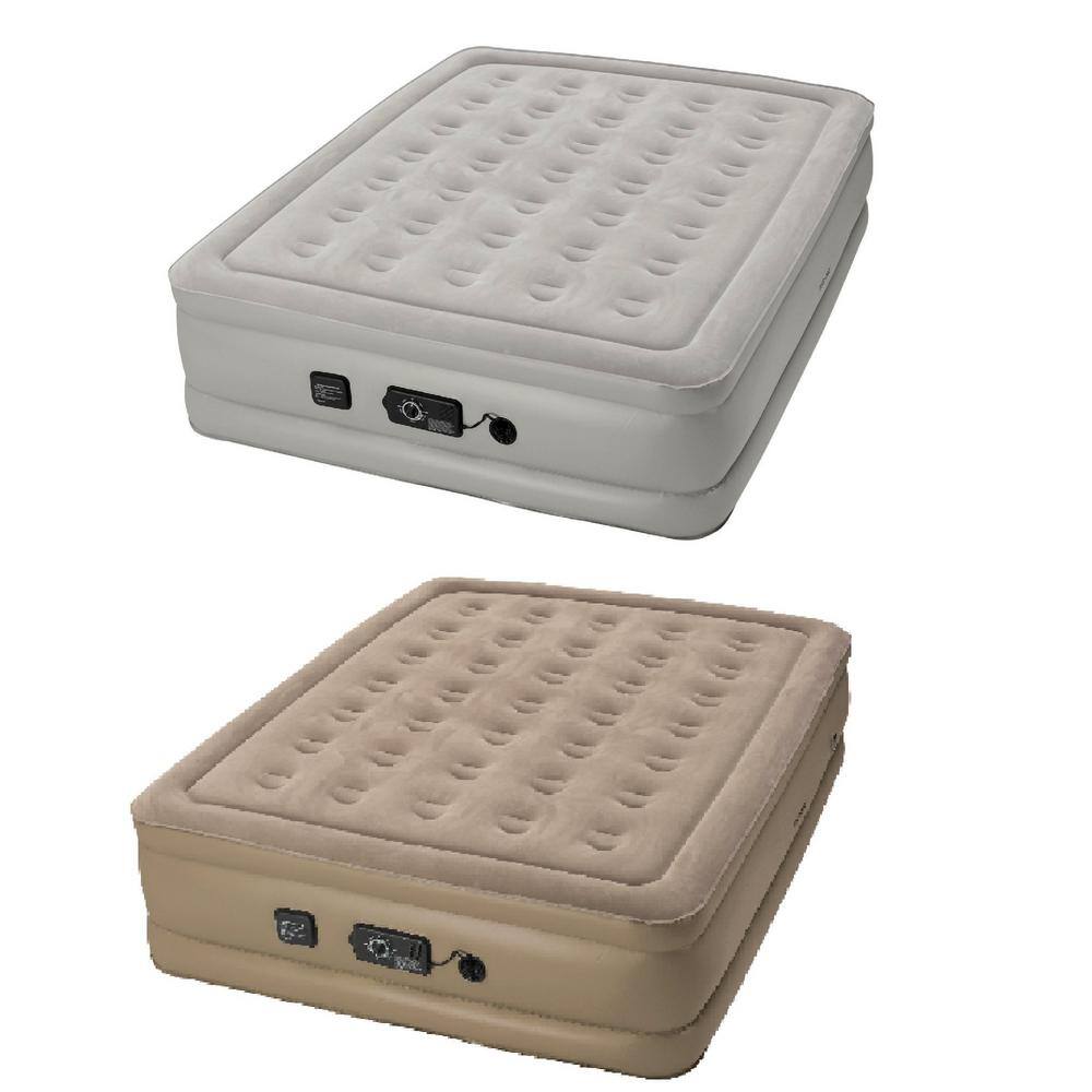 Insta-Bed Raised 19 in. Queen Airbed and Insta-Bed Raised Queen Air Bed Mattress 840017G + 840017