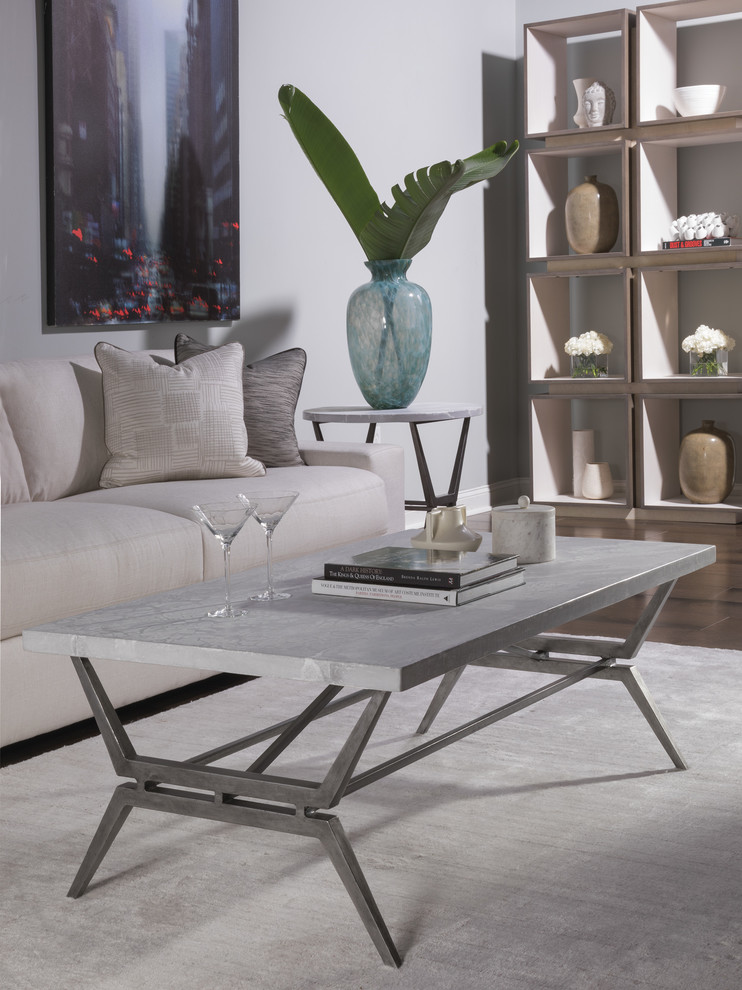 Cirro Round End Table   Transitional   Side Tables And End Tables   by HedgeApple  Houzz