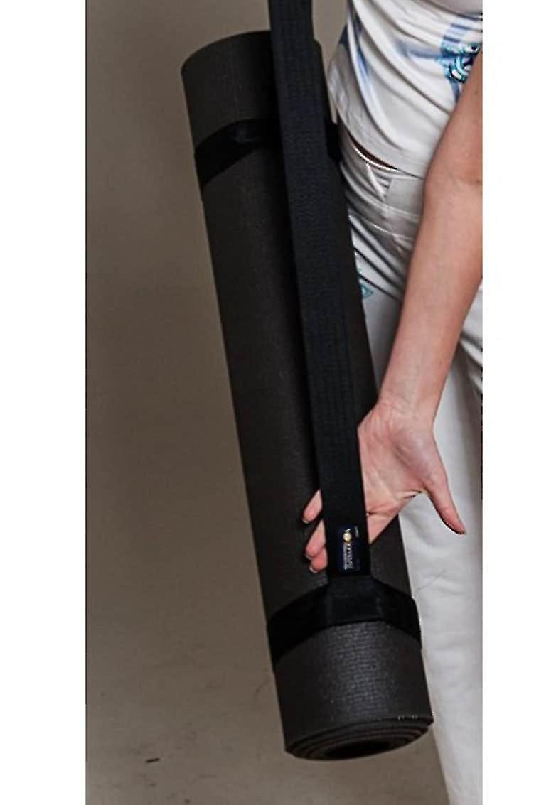 Yoga Mat Strap/Yoga Mat Carrier - Black， Velcro， Lightweight