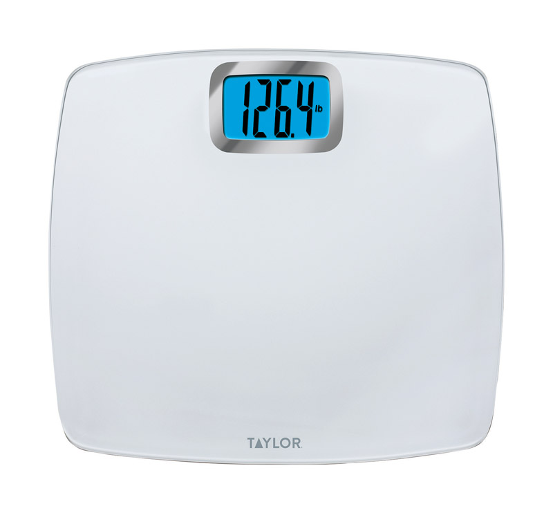 Taylor 440 lb Digital Bathroom Scale White