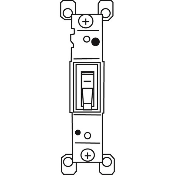 Sunlite 08100 SU E505 On/Off Grounded Toggle Switc...