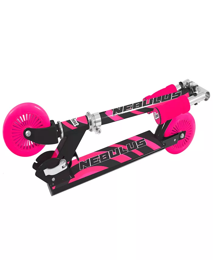 Ozbozz Pink Black Adjustable Scooter