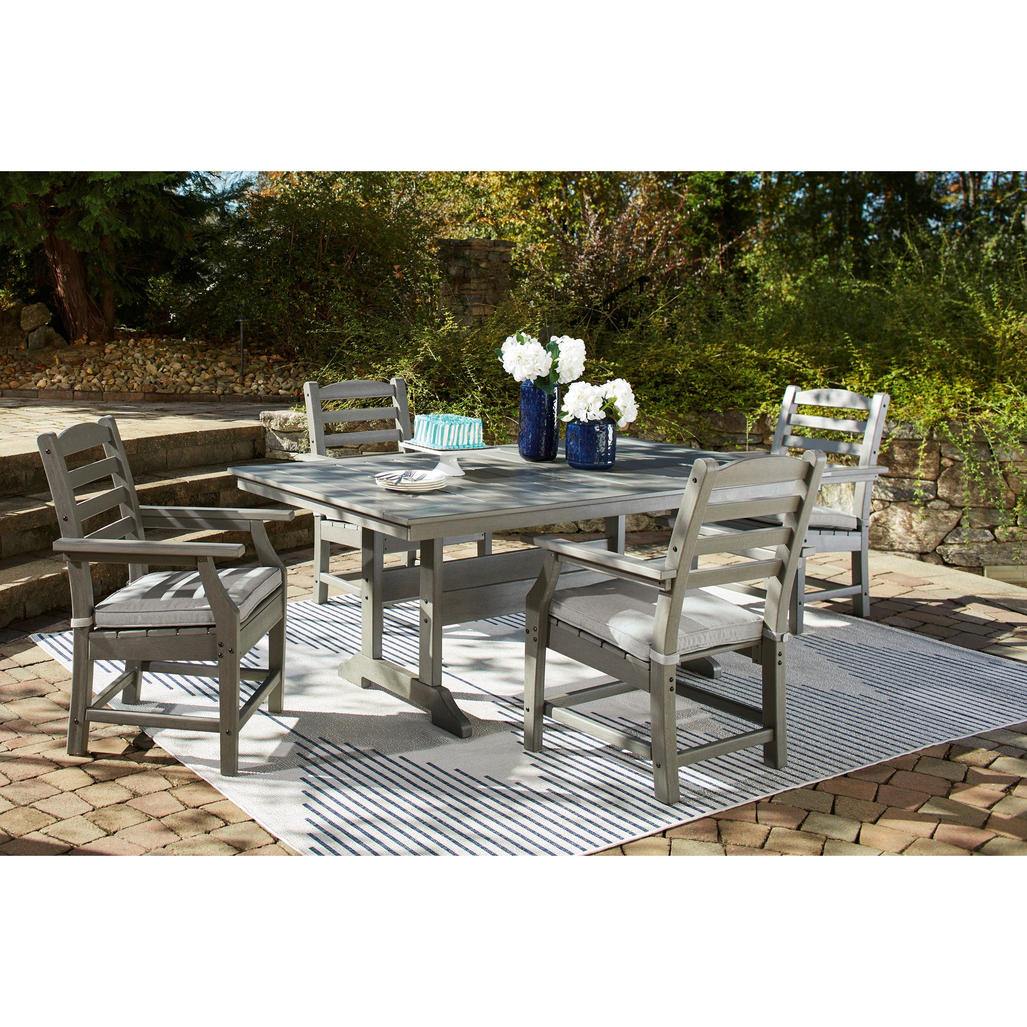 Poly Grey 7-Piece Outdoor Dining Set