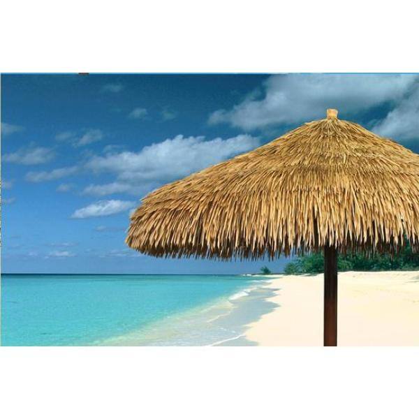 Backyard X-Scapes 12 ft. D Mexican Palm Thatch Umbrella Cover 513-12