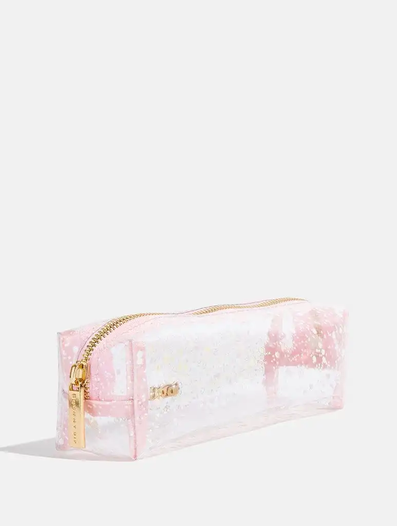 Pink Holo Sequin Pencil Case
