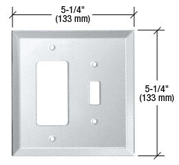 CRL GMP14C Clear Designer Toggle Combo Glass Mirro...