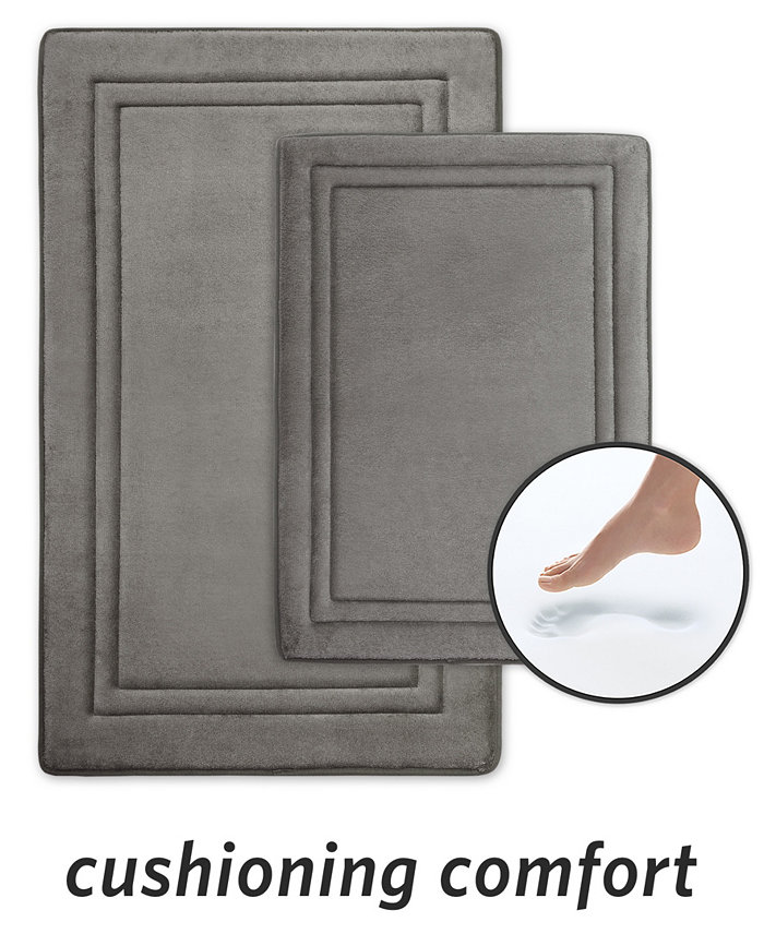 Microdry SpeedDryandreg; 2-Pc. Memory Foam Bath Mat Set