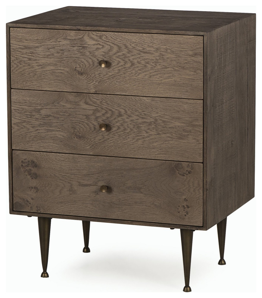 Latika Chest 3 Drawer Dresser   Midcentury   Accent Chests And Cabinets   by Virgil Stanis Design  Houzz