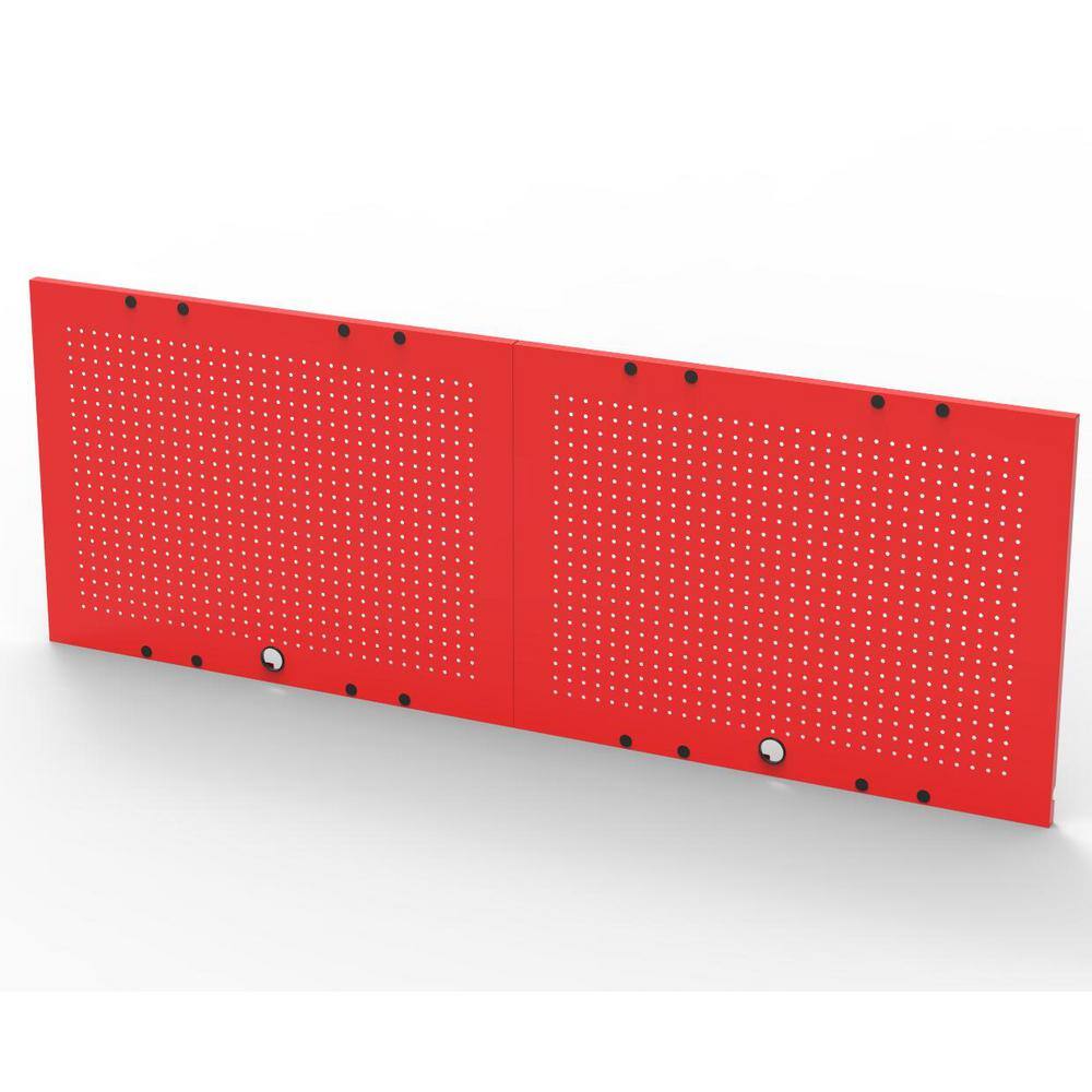 Husky 2-Pack Steel Pegboard Set in Red (36 in. W x 26 in. H) for Ready-to-Assemble Steel Garage Storage System G3600APR-US