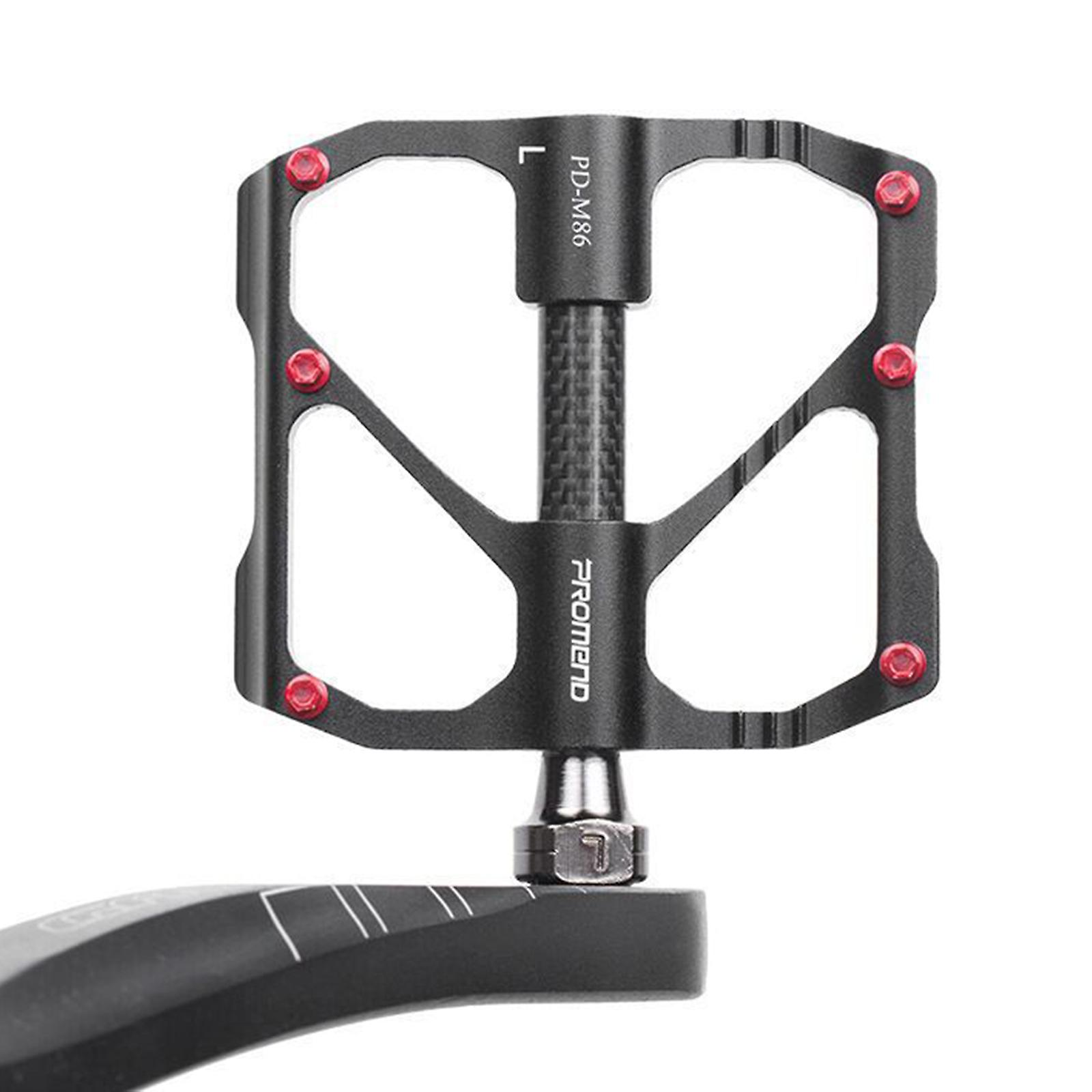 Ultralight Carbon Fiber Anti-slip Pedal For Mtb Bike，ebike 3 Bearings