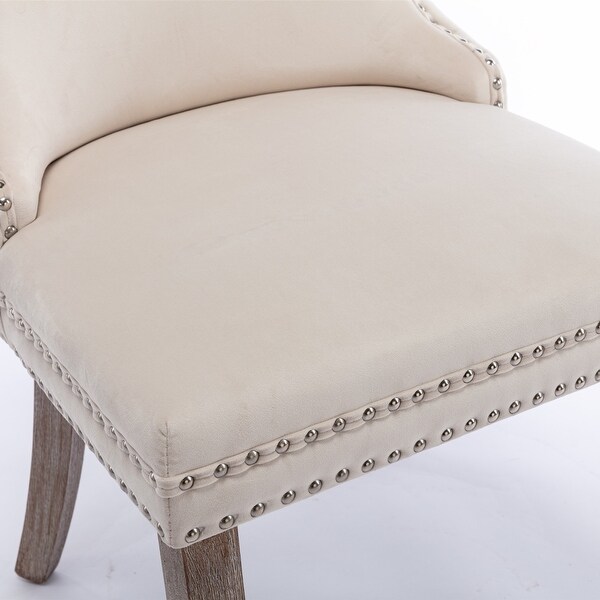 Upholstered Wing-Back Dining Chair