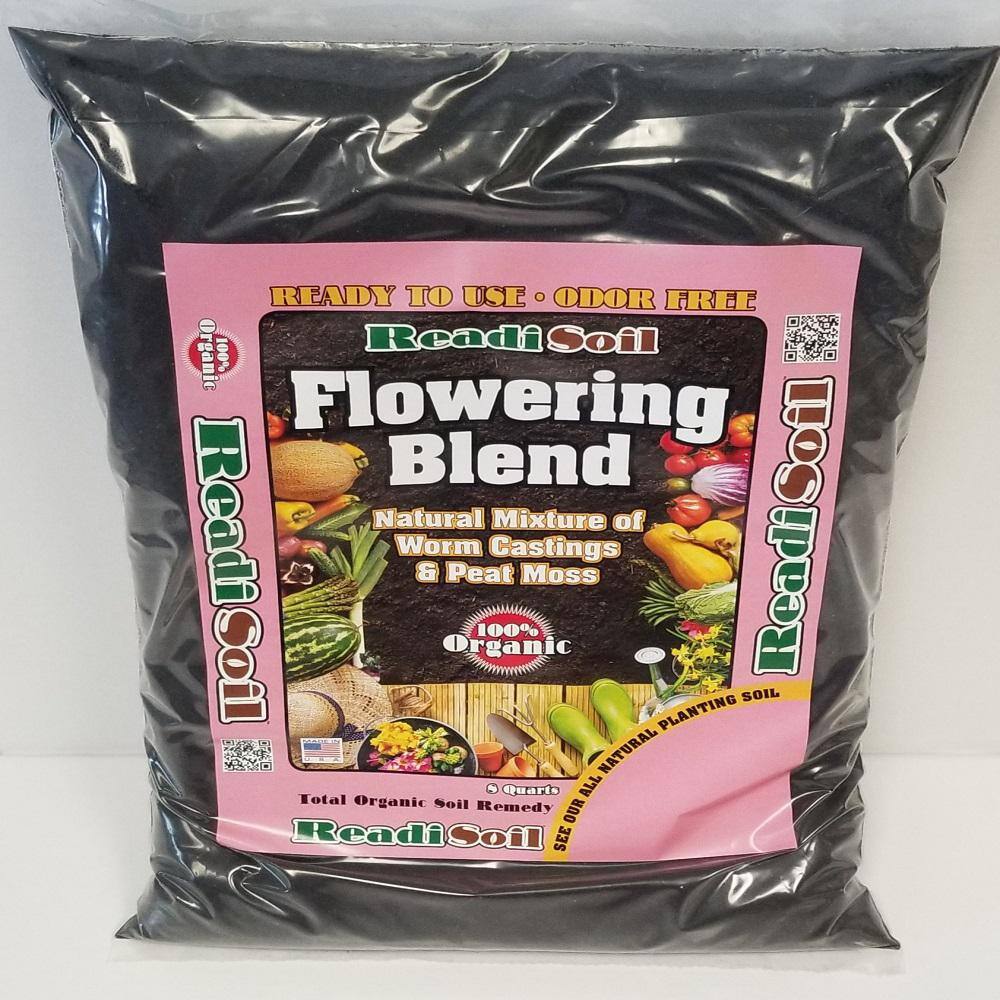 Readi Soil 8 Qt. 100% Organic Worm Castings Flowering Blend RSFB-8