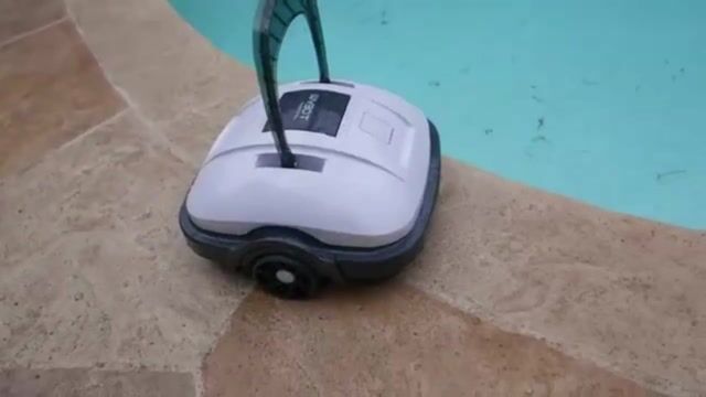 Cordless Robotic Pool Cleaner, Automatic Pool Vacuum, IPX8 Waterproof, Dual-Motor, 180μm Fine Filter, Ideal for Above Ground Pool and Flat Bottom In Ground Pool Up to 525 Sq.Ft,