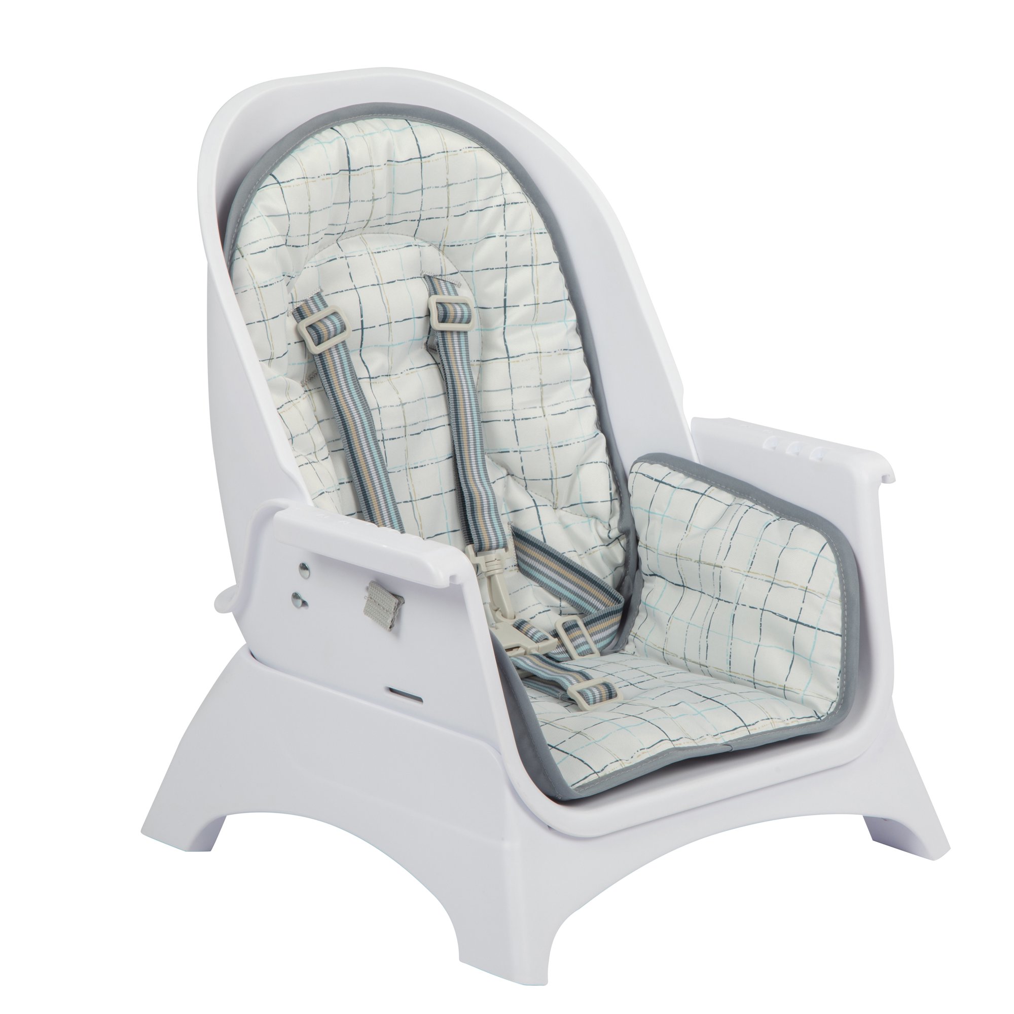 Monbebe Fusion Reclining Highchair with 8 Modes of Use， Plaid