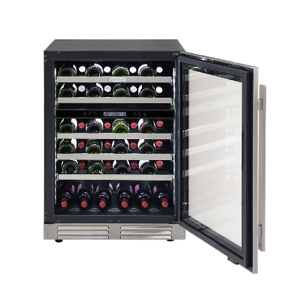 Marathon MWC56DSS 24quot Stainless Steel Dual Zone Wine Cooler