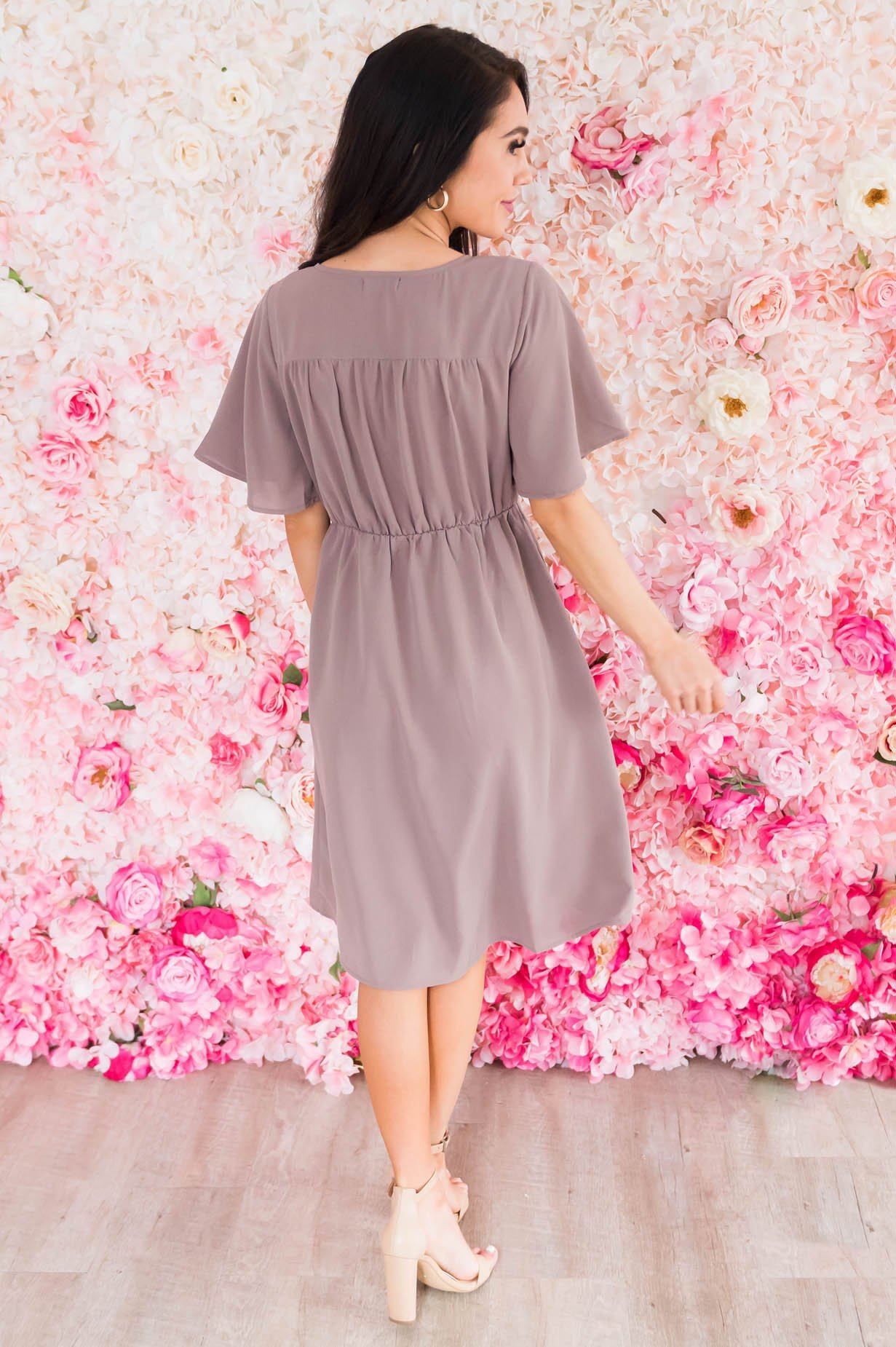 The Aria Button Dress