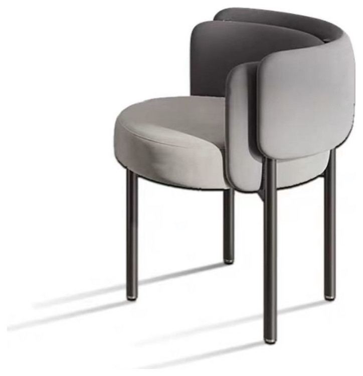 Light Luxury Technology Cloth Art Dining Chair   Contemporary   Dining Chairs   by Miron Demid LLC  Houzz