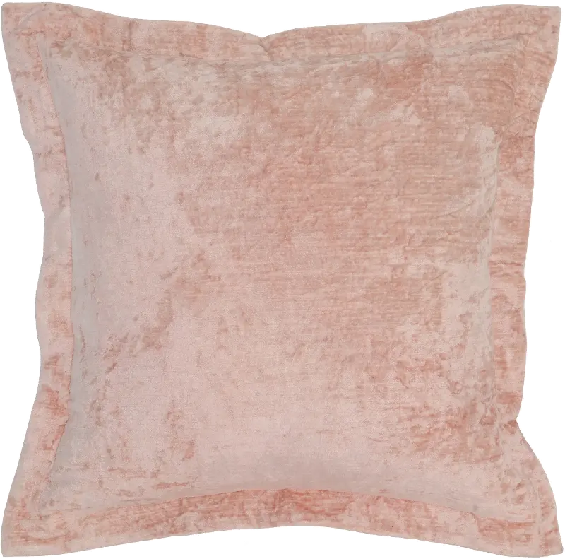 Blush Pink Lapis Bliss Velvet Throw Pillow