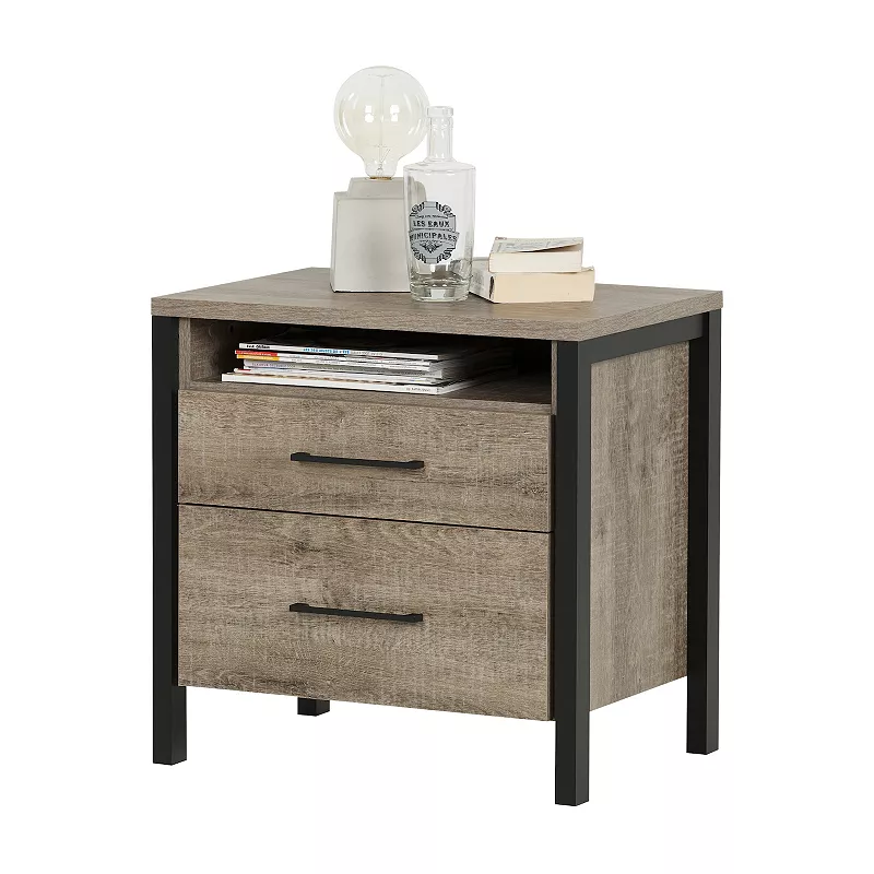 South Shore Munich 2-Drawer Nightstand