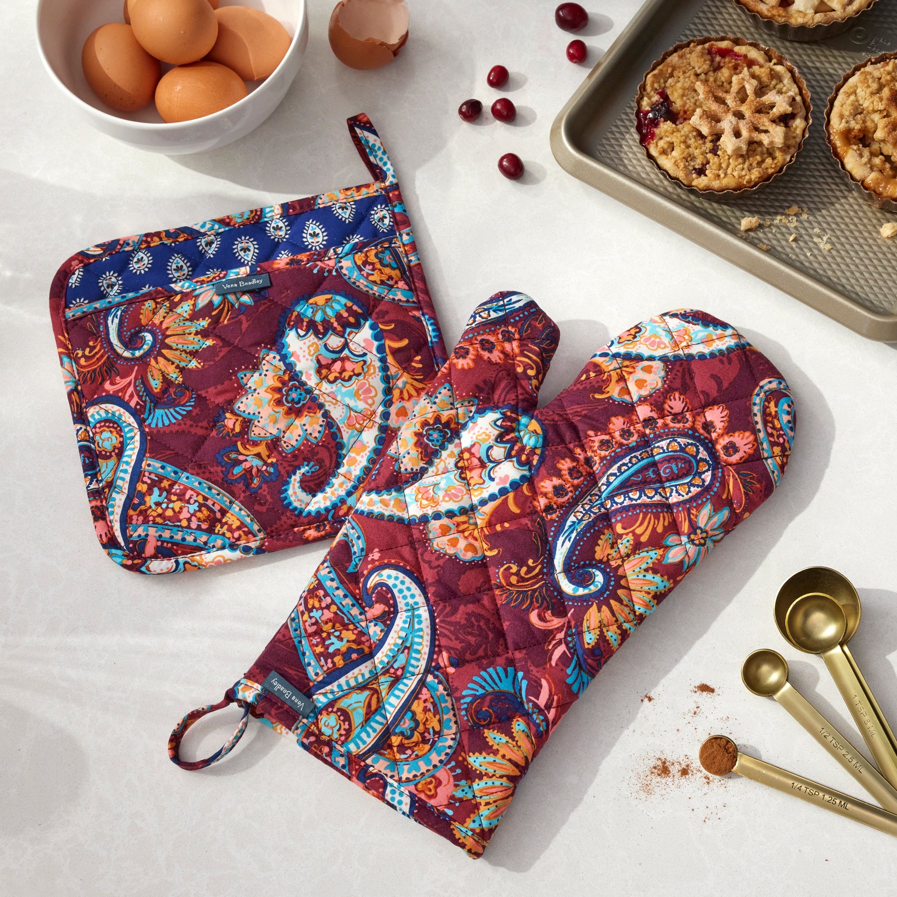 Pot Holder & Oven Mitt Set