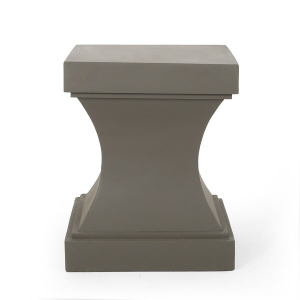 Smooth Look Outdoor Lightweight ConcreteSide Table