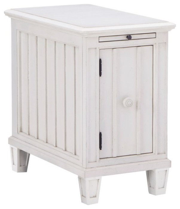 Cane Bay Chairside Table   Farmhouse   Side Tables And End Tables   by Sideboards and Things  Houzz