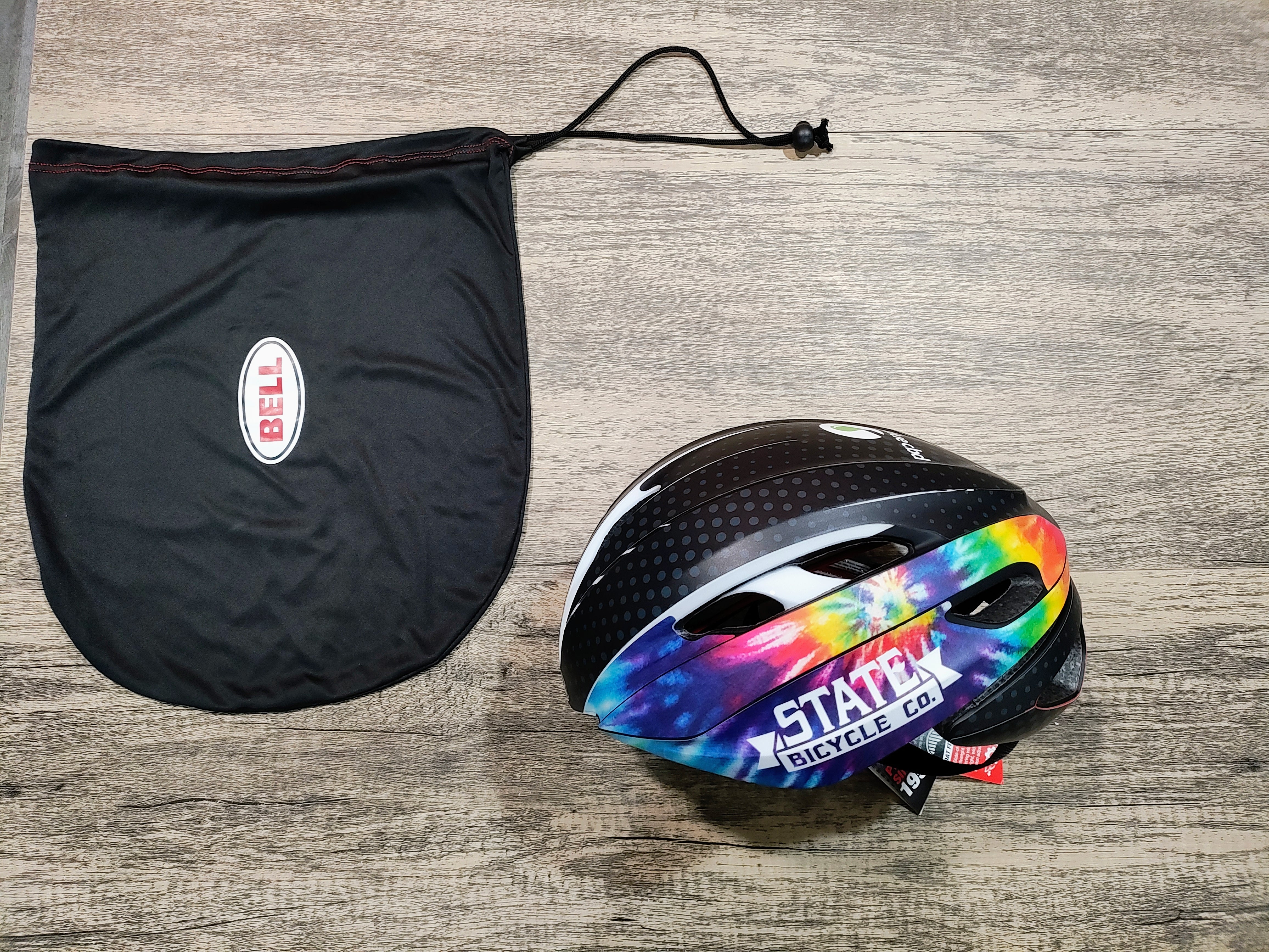 #RS94- Bell z20 Aero Mips Road Helmet - State Bicycle Team Wrapped - Size Medium - Like-New Condition