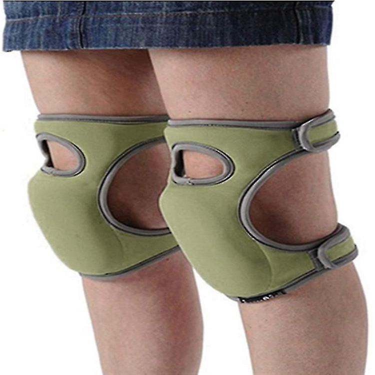 Knee Pads For The Garden， With Adjustable Straps， Non-slip， Soft， Elastic Protective Knee Pad(1 Pair) Botao