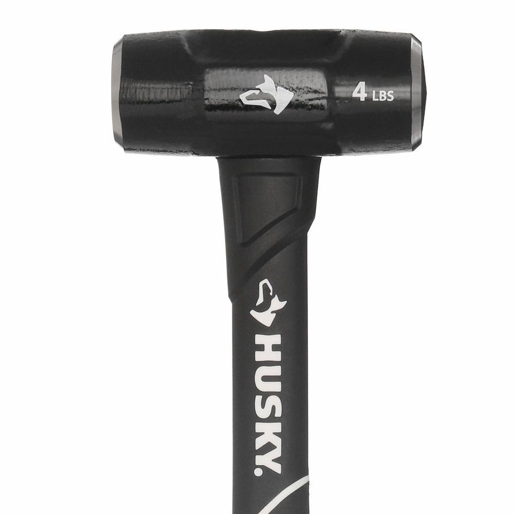 Husky 4 lb. Engineer Hammer with 14 in. Fiberglass Handle HD-SF4LB