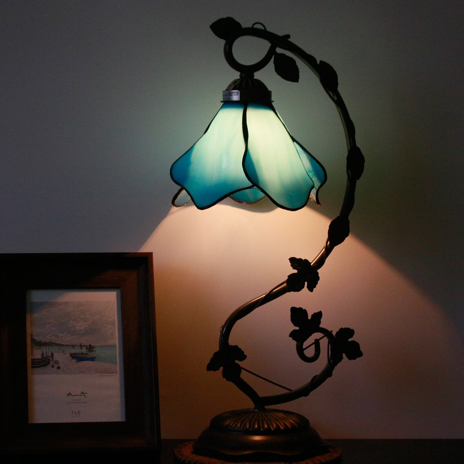 Alfonsa 21'' Antique  Lamp