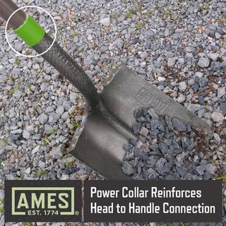 Ames 26.75 in. Wood Handle Floral Garden Spade 2616000