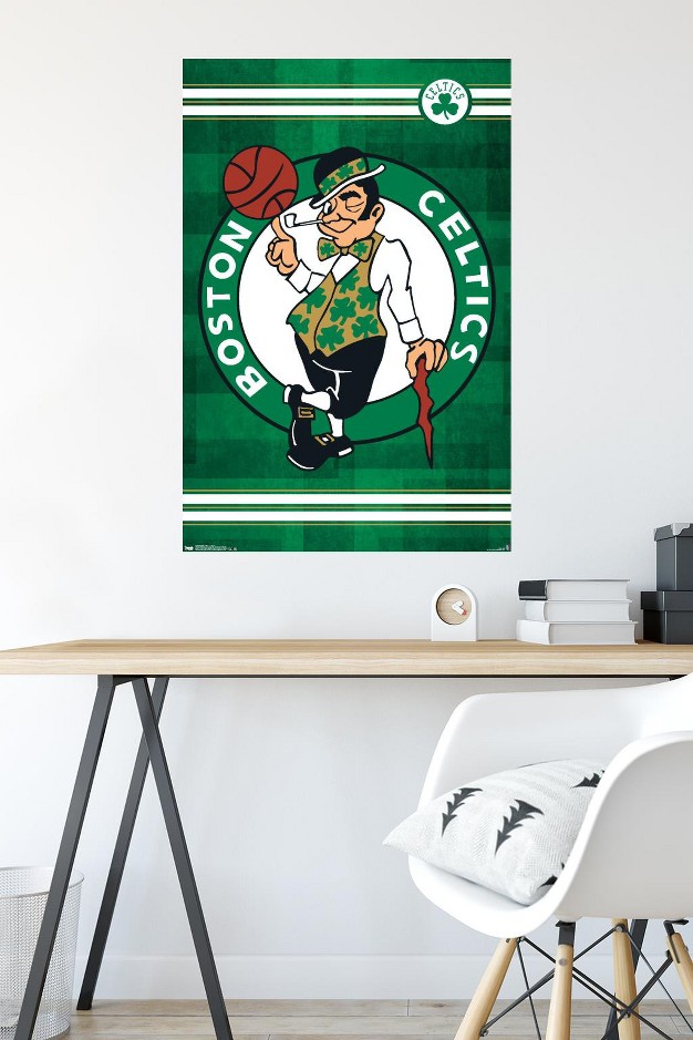 Trends International Nba Boston Celtics Logo 14 Unframed Wall Poster Prints