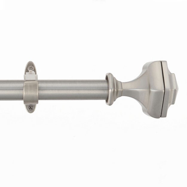 Iron Expandable Silver Window Curtain Rod By Blue Nile Mills