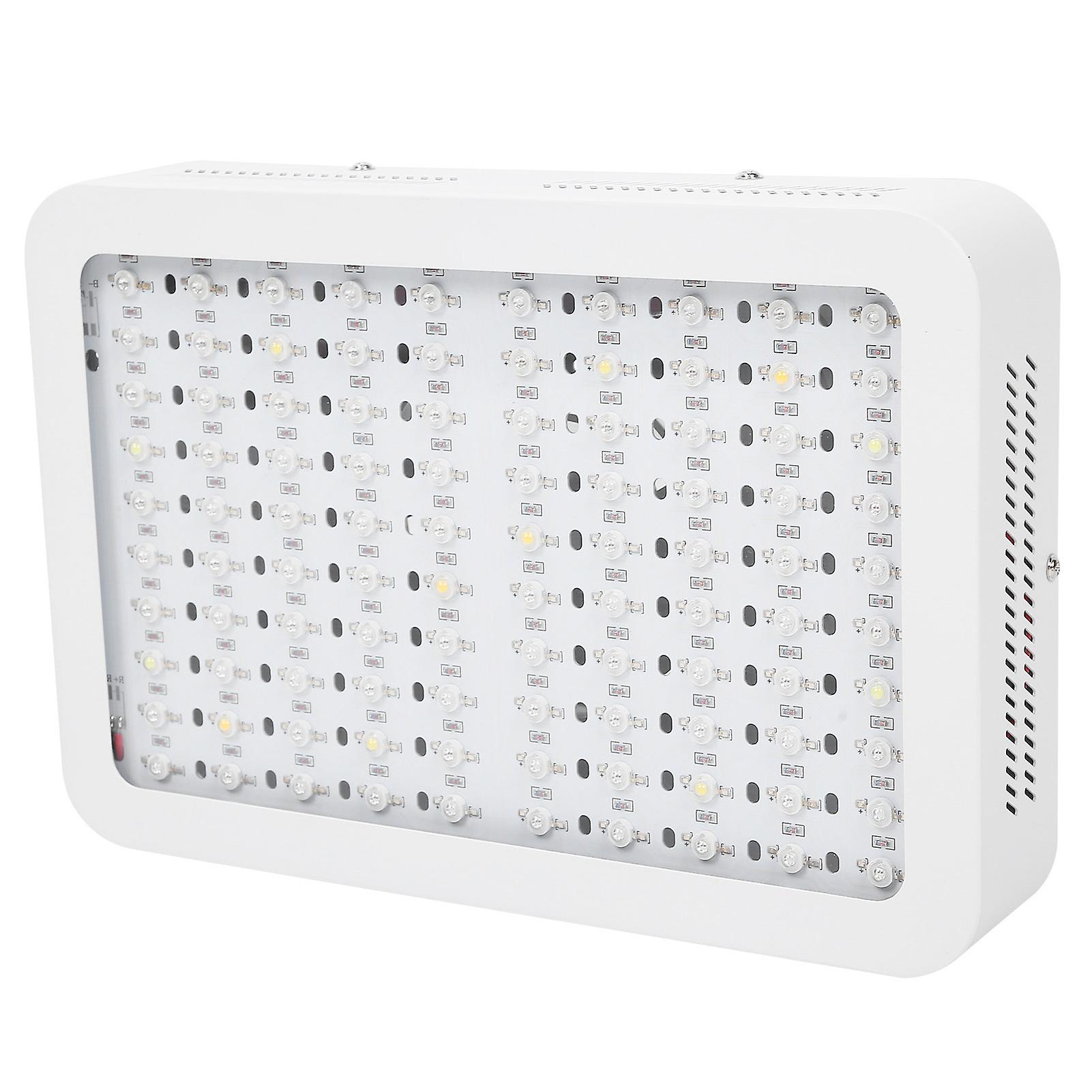 Growing Light Panel 100LEDs 1000W Full Spectrum Plant Lamp Dual Switches for Seedling Flowering PeriodUK Plug 85-265V