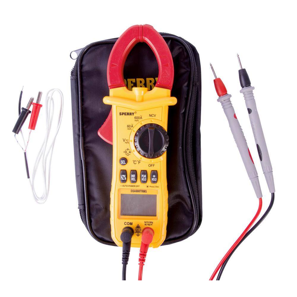 Sperry 600 Amp True RMS Clamp Meter DSA600TRMSR