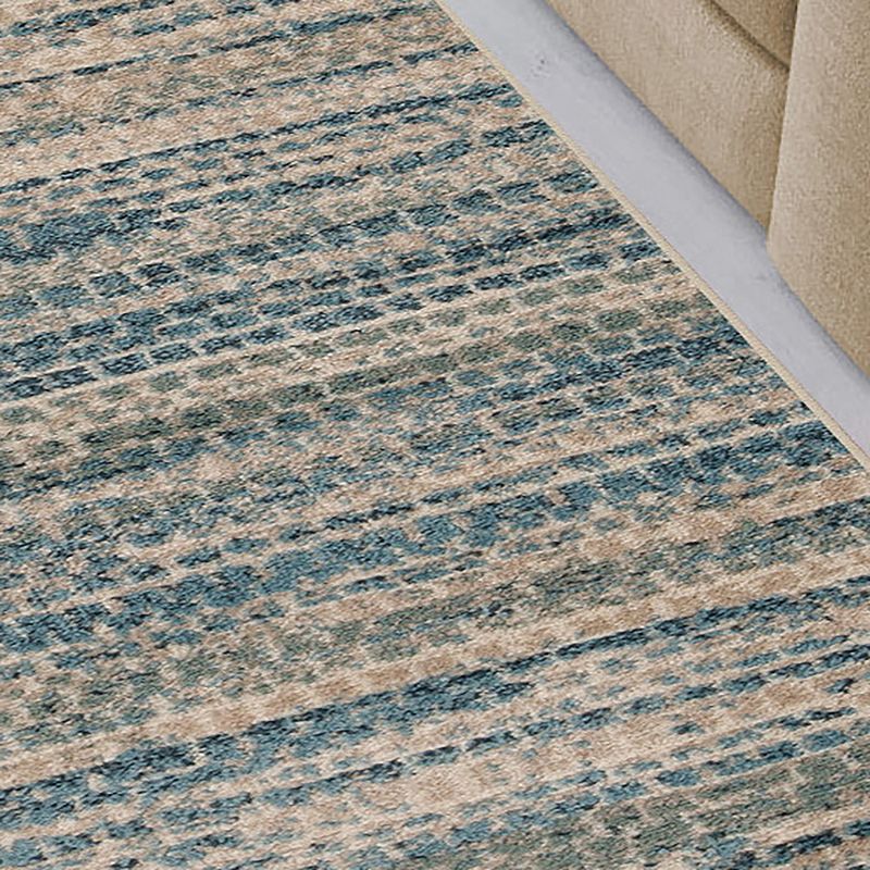 Superior Striped Pastel Indoor Area Rug