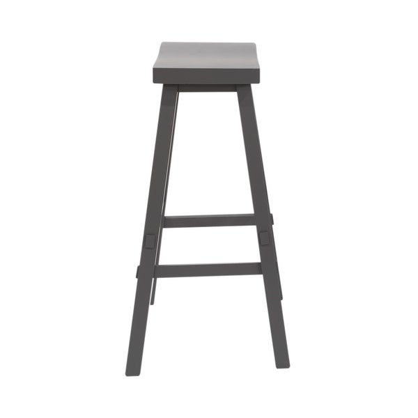 Creations Multi 24 Inch Sawhorse Counter Stool- Gray