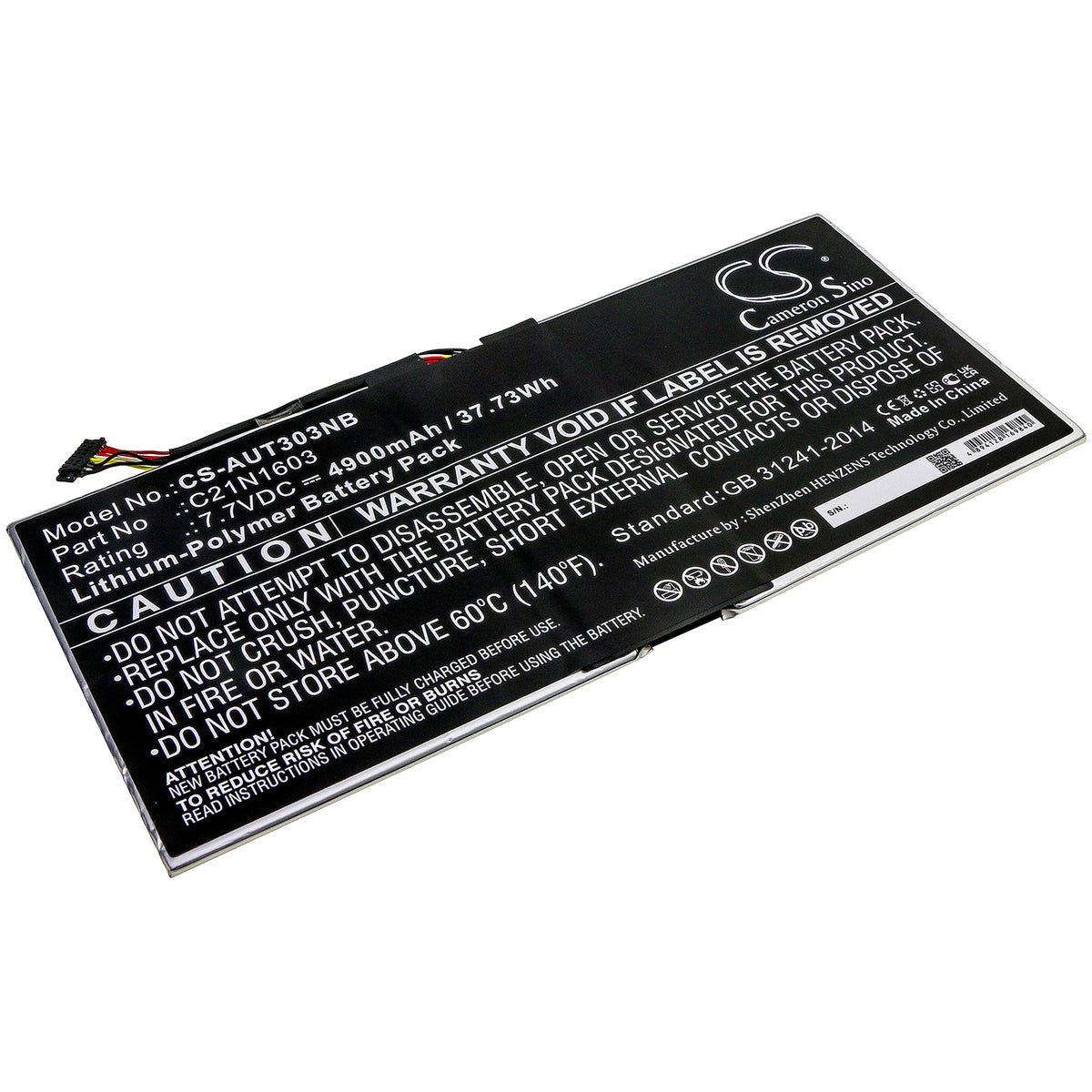 Asus B9440UA B9440UAXS51 T302 T302C T302CA T303 T Replacement Battery BatteryClerkcom Laptop and Notebook