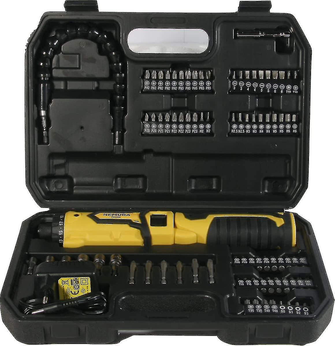 3.6v Electric Screwdriver - 1.3ah - Funct At 90 - Case Of 82 Pieces - Nemura