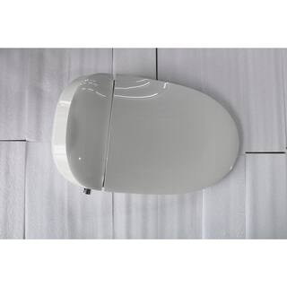 HOROW Electric Smart Bidet Seat for HR-0015 Bidet Toilet in. White Replacement Bidet Seat HR-0015-1