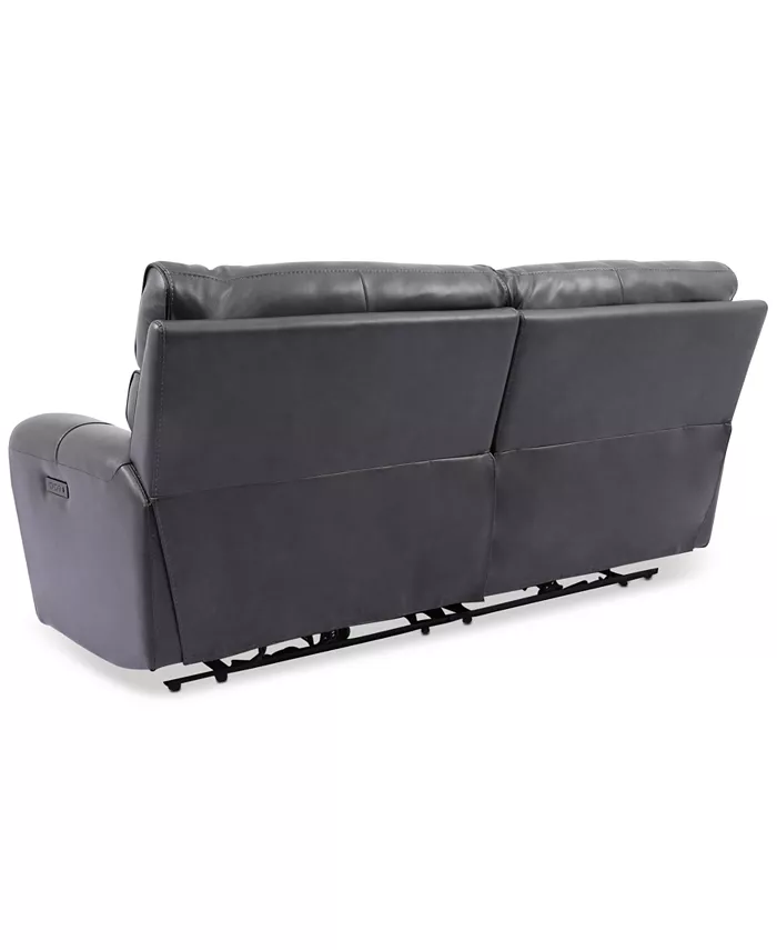 Furniture CLOSEOUT! Hutchenson 2-Pc. Leather Sectional with 2 Power Recliners and Power Headrests