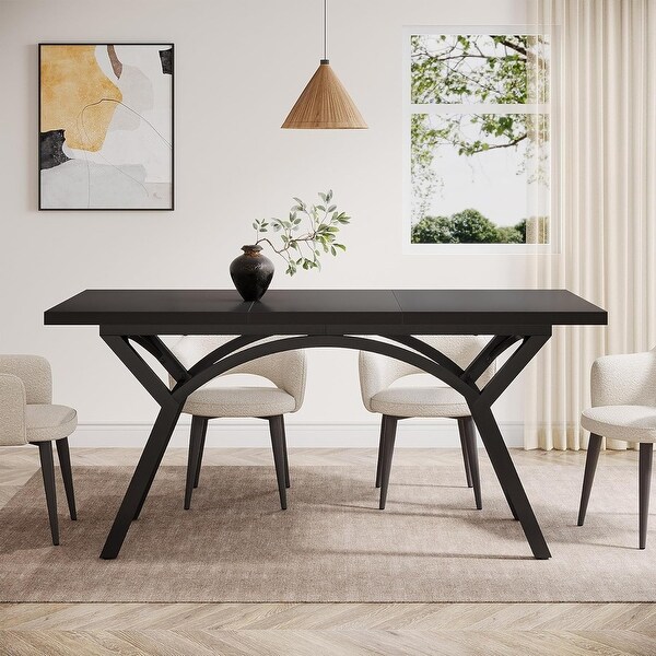 63 Inches Dining Table Kitchen Dinner Table for Dining Room